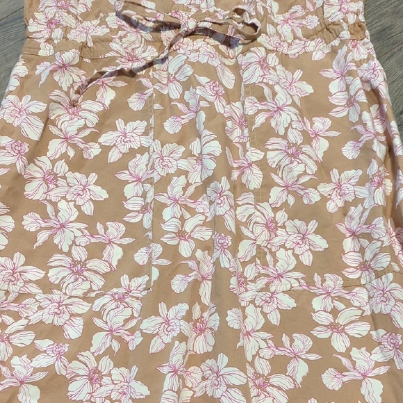 Gap Tie Waist Floral Sleeveless Midi Dress - Picture 6 of 11